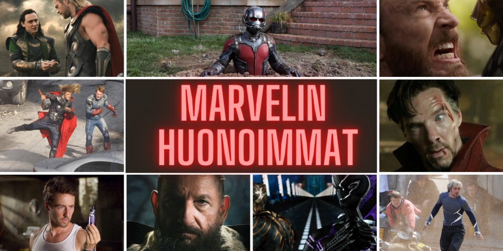 Marvel MCU huonoimmat elokuvat toimitus valitsee yhteisartikkeli