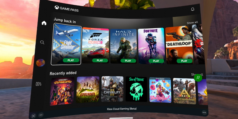 Xbox-pilvipelaaminen ja Game Pass -pelit tulevat Meta Quest 2:lle |  KonsoliFIN - Pelaamisen keskipiste