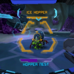 Metroid Prime Federation Force ice hopper