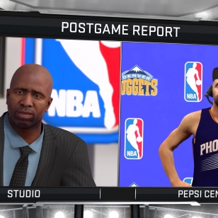 NBA 2K17: Ottelun MVP postgame show -haastattelussa.