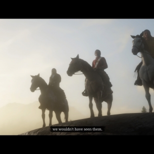 Red Dead Redemption 2 - Wapitit vahtaavat kallion harjalta