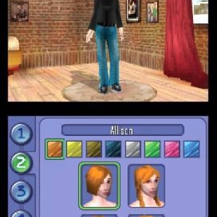 Kuvia ja tietoja DS:n The Sims 2 –pelistä