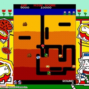 Dig Dug kaivautui Live Arcadeen