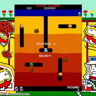 Dig Dug kaivautui Live Arcadeen