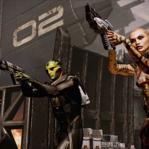 Kuvia Mass Effect 2:n rajusta naishahmosta