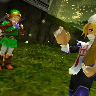 Uusia kuvakaappauksia Ocarina of Time 3D:stä