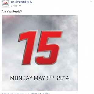 NHL 15 julkistetaan maanantaina? - EA kiusoittelee Facebookissa