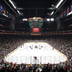 NHL 15 -kuvassa Minnesota Wildin areena