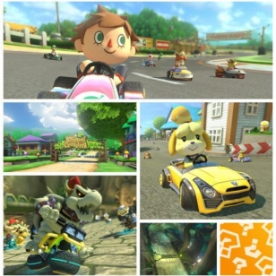 Mario Kart 8 kaahaa F-Zeron, Zeldan ja muiden pelien maisemiin