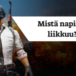 PUBG banneri mistä napista liikkuu?